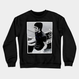 BRUCE LEE AND HIS RIDE Crewneck Sweatshirt